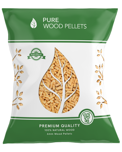 Pure Wood Pellets - UNBRANDED BAGS - PRE-ORDER DISPATCH on 21st MAY